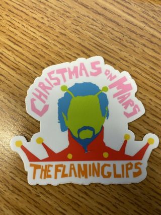 The Flaming Lips Christmas On Mars Sticker Decal 3.  5 In