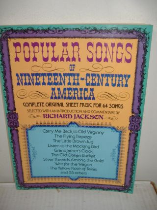 Popular Songs Of 19th Century America - 64 Songs - Dover