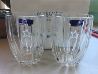 Waterford Marquis Exclusive Harrahs Dof Glass Set Of 2