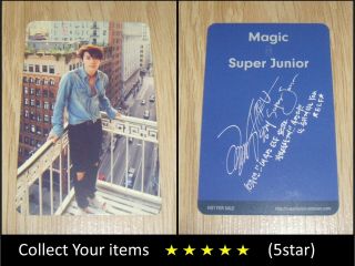 Junior 10th Anniversary Album Part.  2 Magic Donghae Official Photo Card