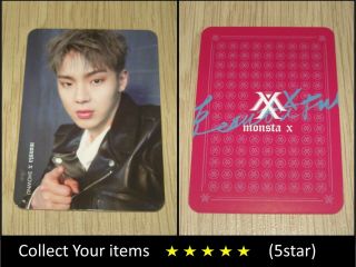 Monsta X 1st Album The Clan Final Red Shownu Official Photo Card