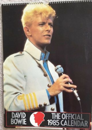 David Bowie Official 1985 Calendar Calendar Uk Danilo A3 Colour Calendar