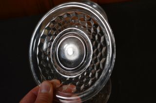 9 VINTAGE CLEAR FOSTORIA AMERICAN Saucers for COFFEE/TEA/PUNCH CUPS,  etc 4