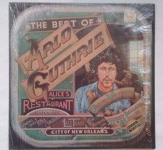 Arlo Guthrie " The Best Of " Alices Restaurant Lp Cover Art No Record Sleeve