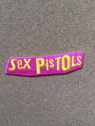 Sex Pistols Embroidered Patch Punk Rock Johnny Rotten Sid Vicious Steve Jones
