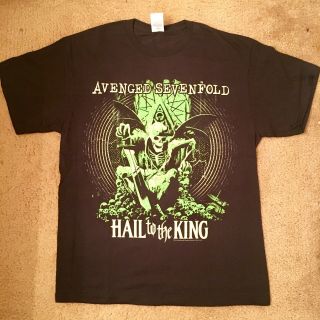 Avenged Sevenfold Black Unisex Large Shirt Hail To The King 2013 Tour