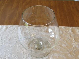 Princess House Heritage Crystal 8.  5” Brandy Snifter Centerpiece Vase Bowl 2