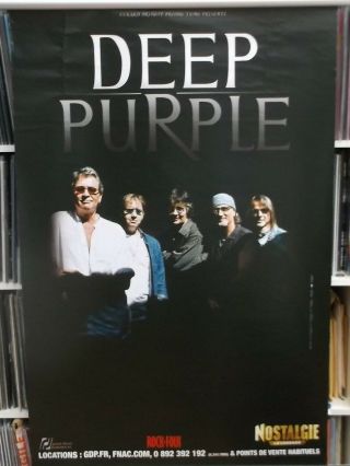 Deep Purple 118cm X 78cm European Tour Poster