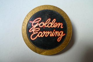 Golden Earring Vintage Badge 4cm Button Pin