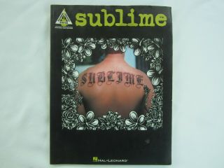 Sublime 1996 Self Titled Album Guitar Tab Book Sheet Music By Hal Leonard Rock