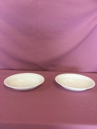 2 Corning Ware L - 30 Casual Elegance Calypso 9x7x2 Oval White Serving Bowl 4