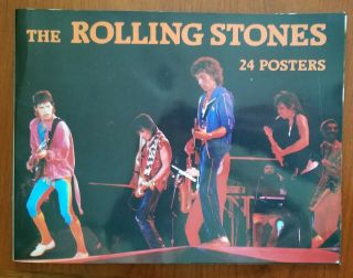 Vintage The Rolling Stones 24 Posters 1983 Book Booklet Yt16