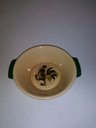 Poppy Trail By Metlox Provincial Rooster Dinner 9 Inch Serving Dish