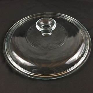 Corning Ware Pyrex Glass G1c Round Replacement Casserole Lid Cover
