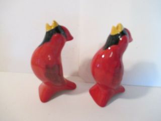 Pair Pfaltzgraff Ceramic Cardinal Pie Bird