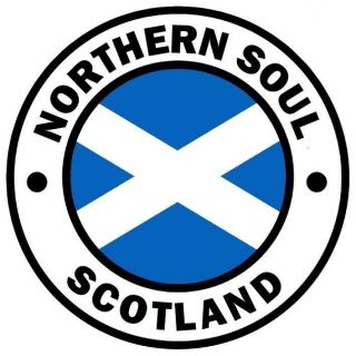 Circular 9cm Vinyl Window Sticker Northern Soul Scotland Car Wigan Casino