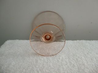 Pink Depression Glass Candy Dish with Lid 5