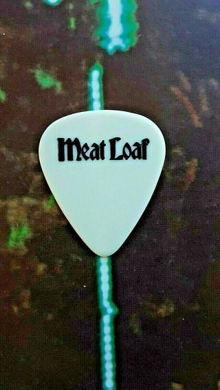 Meat Loaf White Guitar Pick