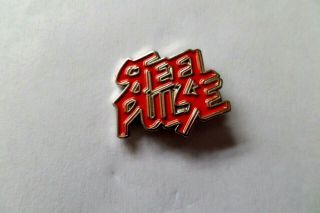 Steel Pulse Red/silver Reggae Metal Badge Roots Misty Rock Against Racism