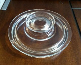 Vintage Pyrex Flameware 6 - Cup Percolator Coffee Pot 7756 Glass Lid