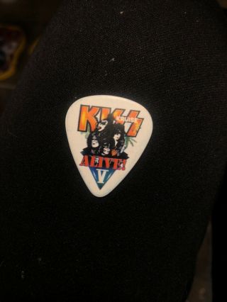 Kiss Kruise V 5 Guitar Pick Tommy Thayer Alive Halloween 10/31/15 Nite 1 Signed