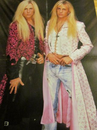 Matthew And Gunnar Nelson,  Four Page Vintage Foldout Poster
