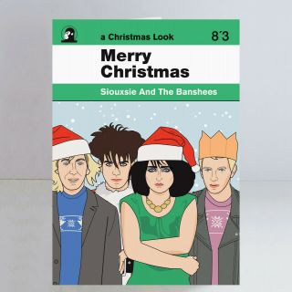 Siouxsie And The Banshees Ltd Edition A5 Christmas Card Punk Goth The Cure
