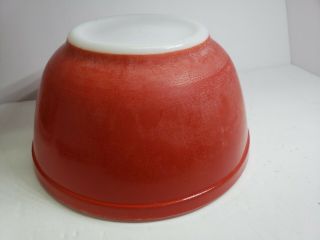 Pyrex Vintage Primary Red Mixing Bowl 402 A - 33 1 - 1/2 Quart