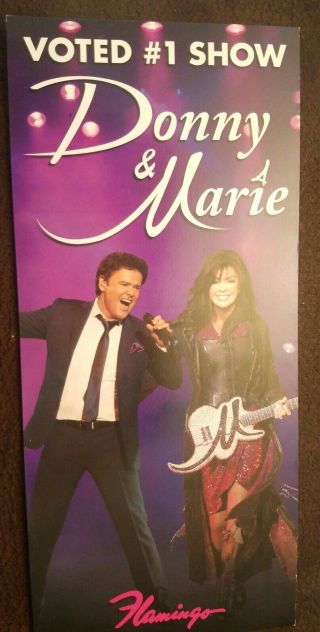 Donny & Marie Osmond Las Vegas Show Flyer