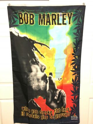 Bob Marley Smoking Fabric Poster Banner Flag 30 " X 40 "