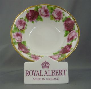 Royal Albert England Old English Rose Pattern Bone China 6 1/4 " Soup Cereal Bowl