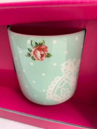 Royal Albert Polka Blue/Green/Pink Mug Set of 2 3