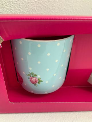 Royal Albert Polka Blue/Green/Pink Mug Set of 2 4