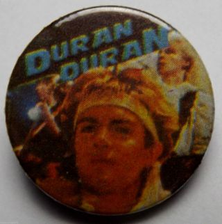 Duran Duran Old Og Vintage 1980`s Button Pin Badge (not Shirt Lp Patch Concert)