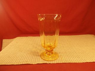 Lenox Crystal Antique Yellow Iced Tea Goblet 6 5/8 "