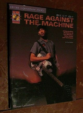 Rage Against The Machine - Tom Morello - Songbook - Best Of Rage - W/sealed Cd