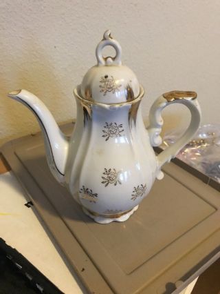 Vintage Royal Crown Tea Set Teapot 3926 Crate4 - 1111c