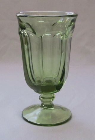Iced Tea Glass Goblet Imperial Old Williamsburg Verde Green