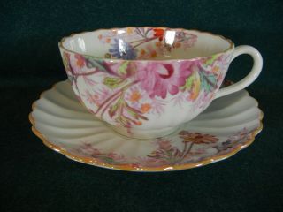 Copeland Spode Chelsea Garden R9781 Cup And Saucer Set (s)