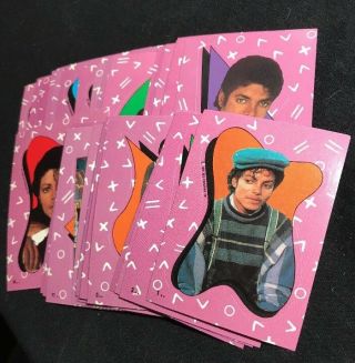 1984 Michael Jackson Series 1 Trading Card Stickers Set (33)
