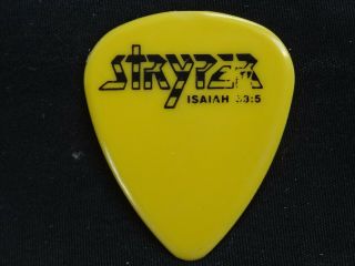 Stryper Concert Tour Guitar Pick (christian 80s Pop Hard Rock Heavy Metal Band)