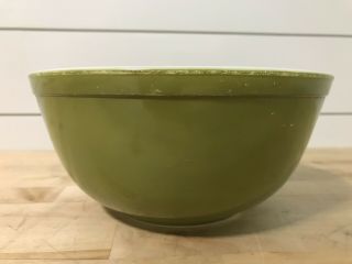 Vtg 70s Pyrex Avocado Green Nesting Mixing Bowl 403,  2.  5 Quart,  Verde Green