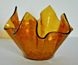 Chance Glass Handkerchief Vase 1960/70s