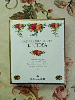 Old Country Roses Royal Albert Vintage Book For Recipes,  Collectible