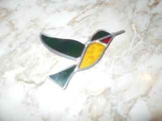 Tiffany & Co.  Stained Glass Suncatcher Hummingbird