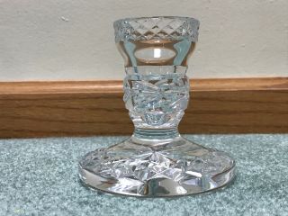 Vintage Waterford Crystal Candle Holder Candlestick 3 1/2 " Vguc Giftware Laurel