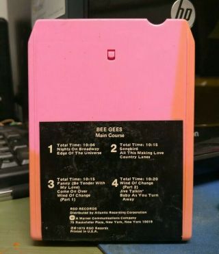 Bee Gees/ Main Course 1975 Rso Records 8 - Track Tape And