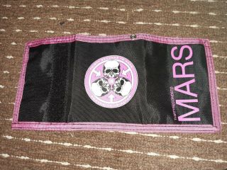 30 Seconds To Mars Small Pink Black Wallet