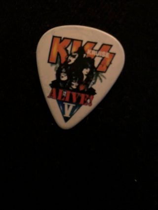 Kiss Kruise V 5 Guitar Pick Eric Singer Signed Autograph Alive 11/1/15 Night 1