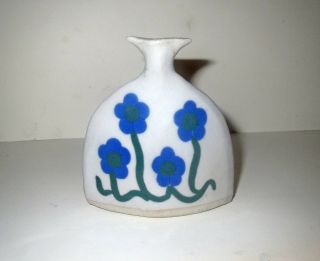Vintage Studio Art Pottery Bud Vase - Signed Billie Bloom
